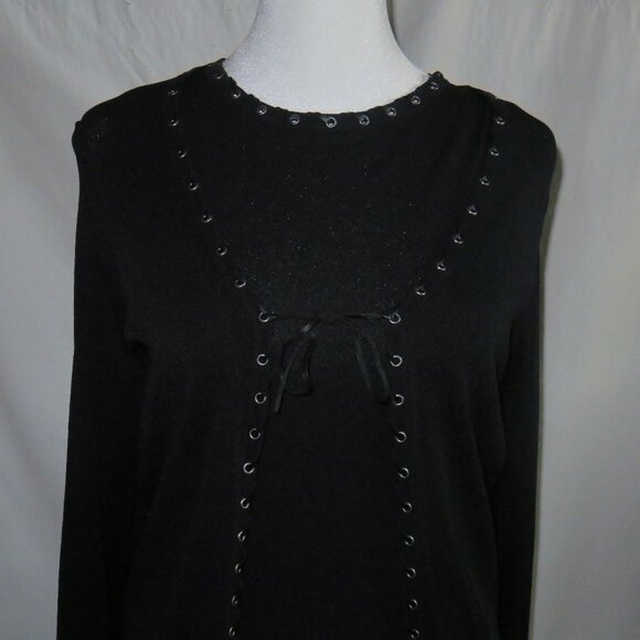 Ladies Dressy Two-Piece Sweater Set - Picture 4 of 14